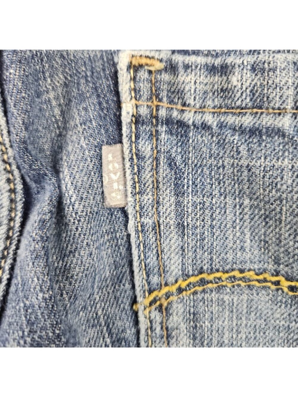 Levis Silvertab Jeans Mens 32x34 Blue Boot Wide Leg Baggy Y2K  '09 Skate Faded - Picture 5 of 12